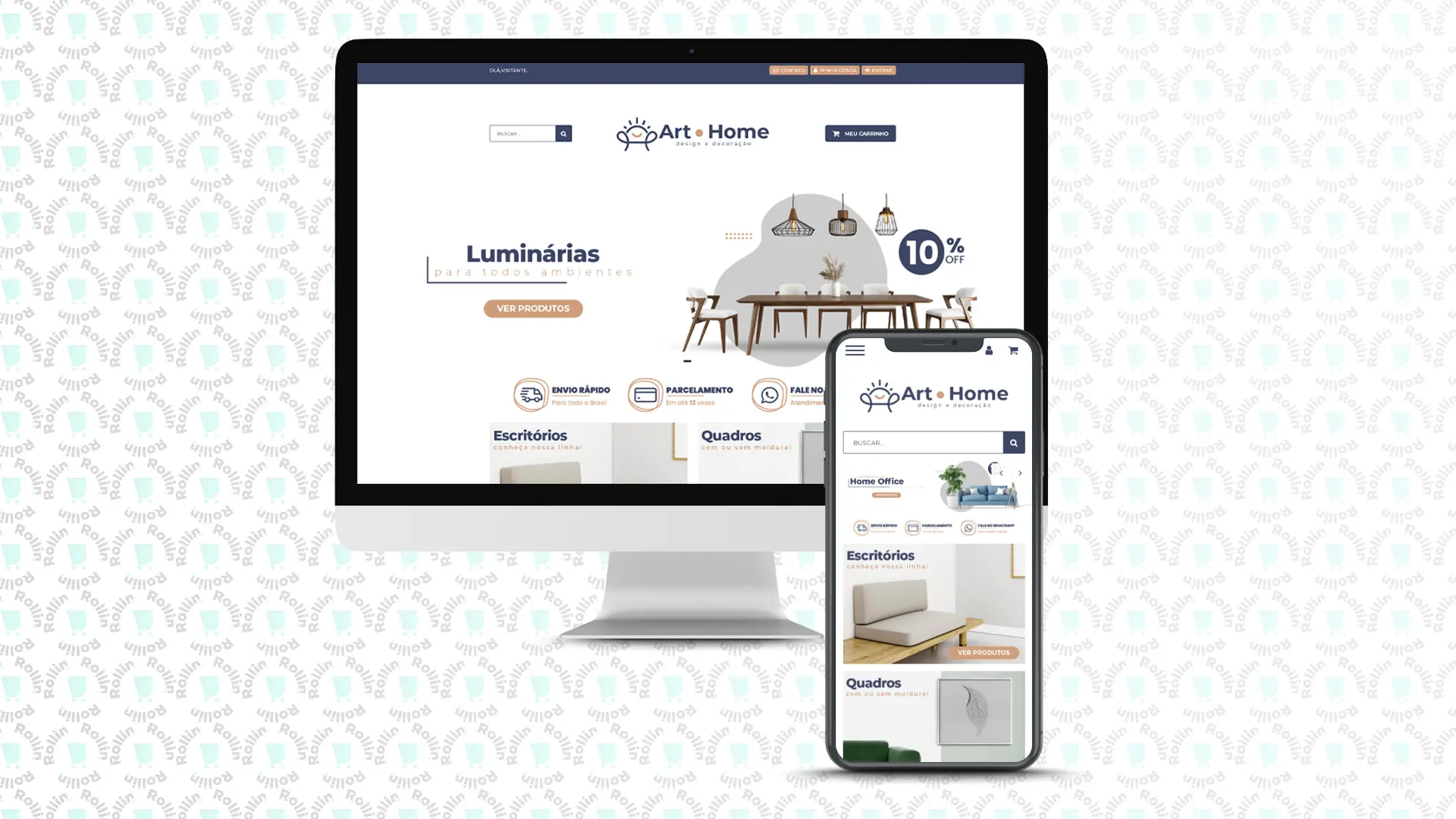 Tema Iluria Art Home - Layout profissional para e-commerce