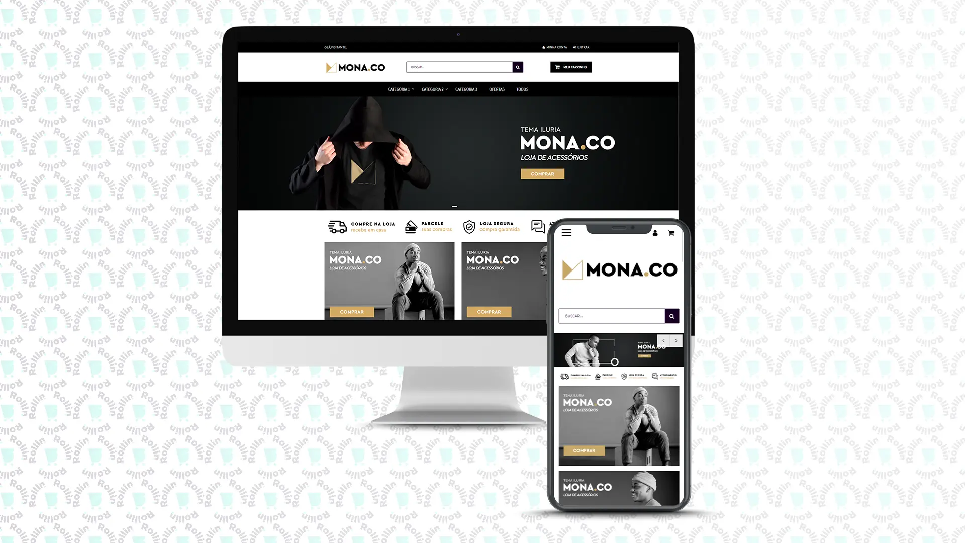 Tema Iluria Monaco - Layout profissional para e-commerce
